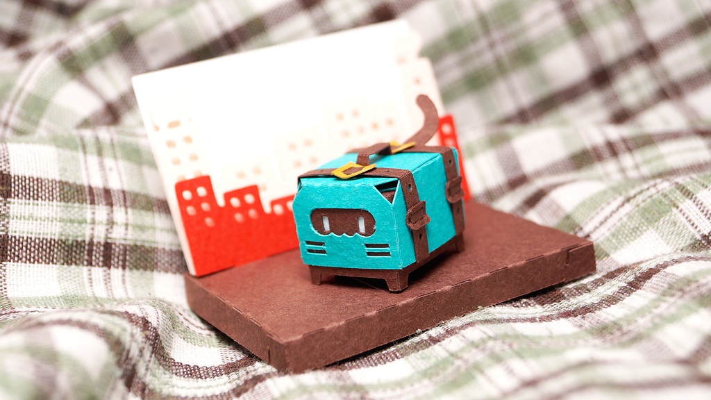はこねこ　トランク　チョコミント