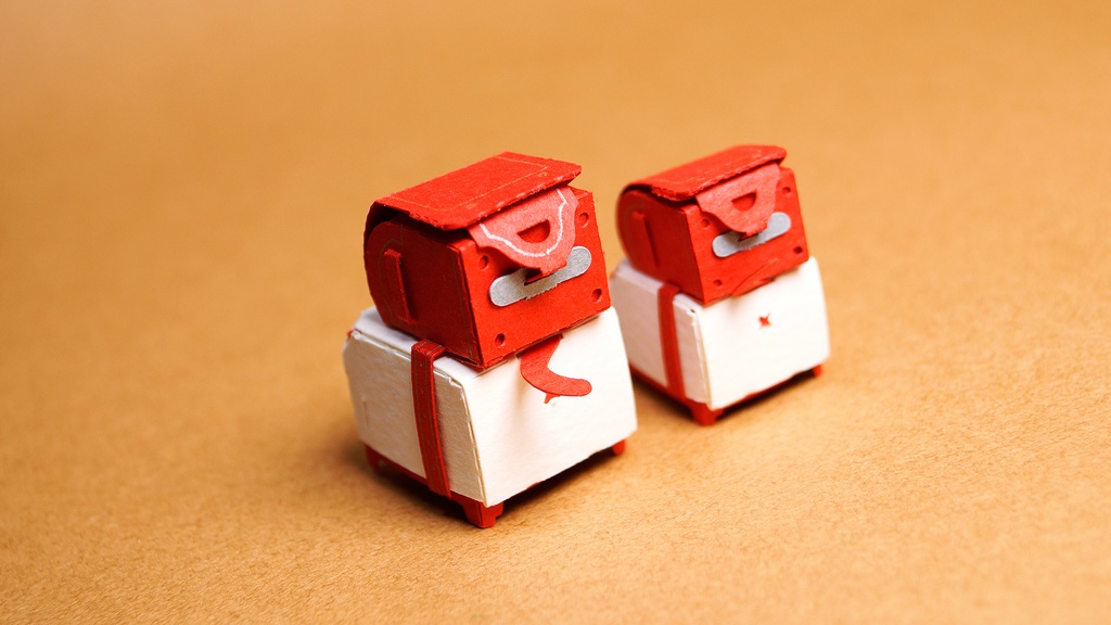 はこねこ ランドセルのおやこ あか