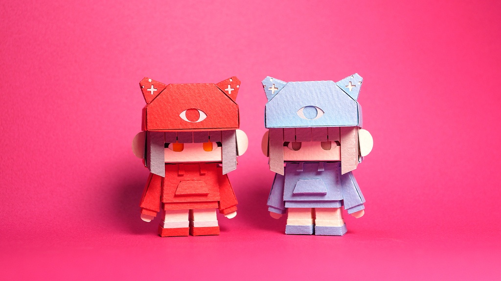 メチャミカ MIKA-5【ミカちゃん型ペーパークラフト】