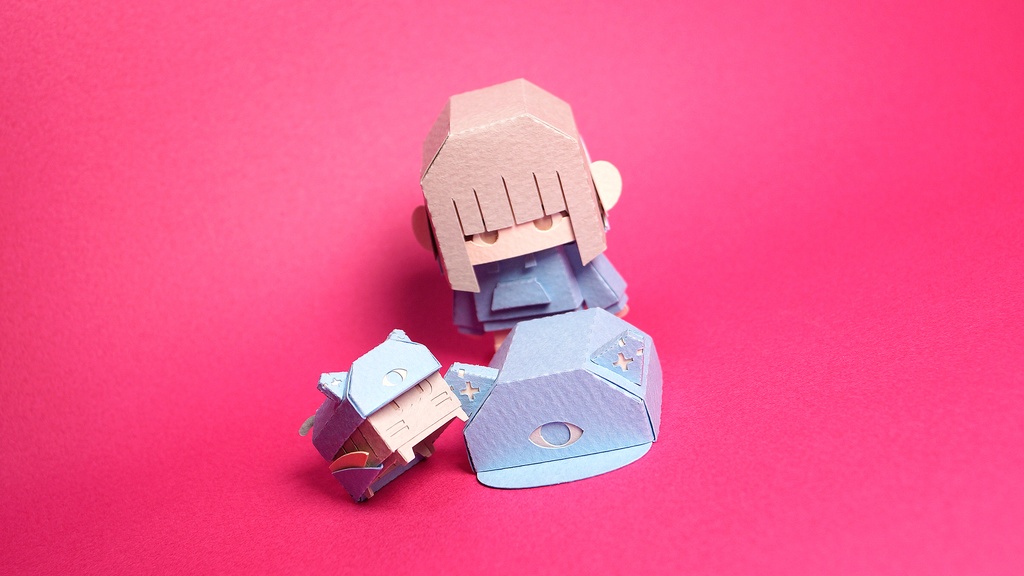 メチャミカ MIKA-5【ミカちゃん型ペーパークラフト】