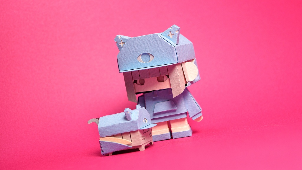 メチャミカ MIKA-5【ミカちゃん型ペーパークラフト】