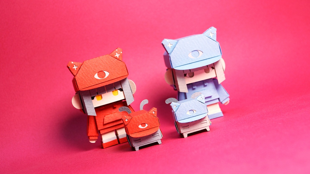 メチャミカ MIKA-5【ミカちゃん型ペーパークラフト】