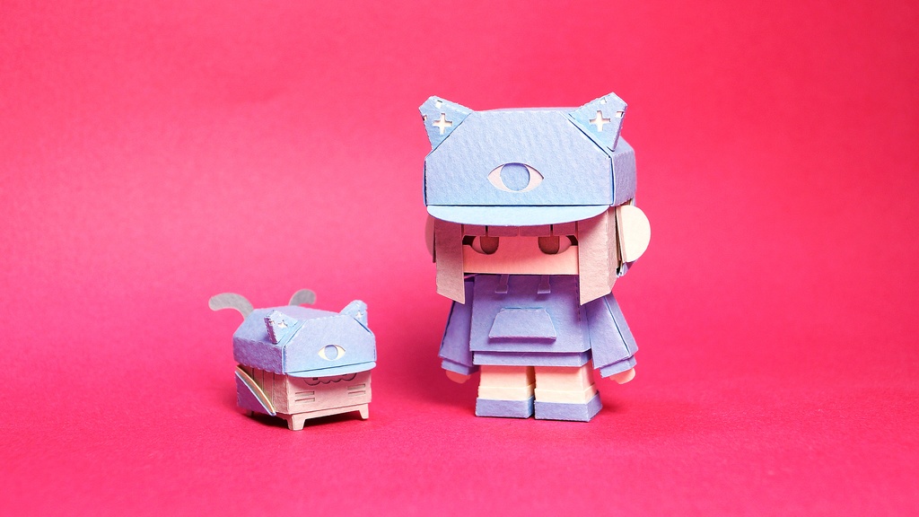 メチャミカ MIKA-5【ミカちゃん型ペーパークラフト】