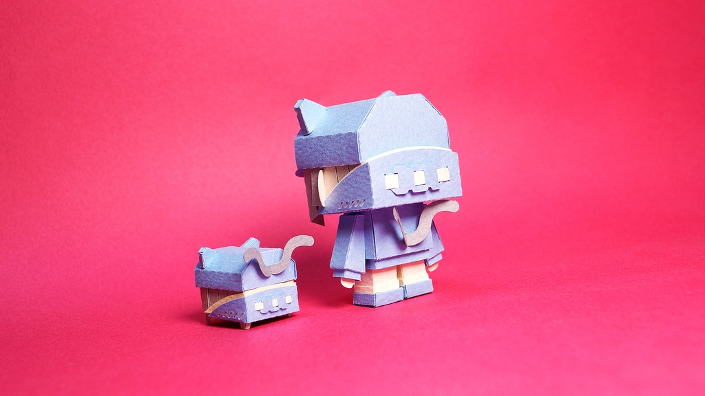 メチャミカ MIKA-5【ミカちゃん型ペーパークラフト】