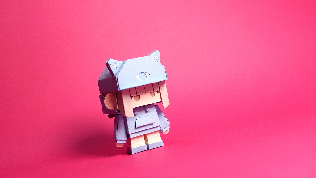 メチャミカ MIKA-5【ミカちゃん型ペーパークラフト】