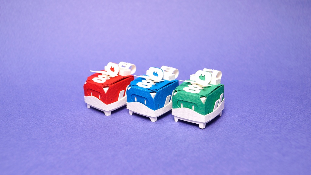 はこねこ スニーカー BLUE×WHITE