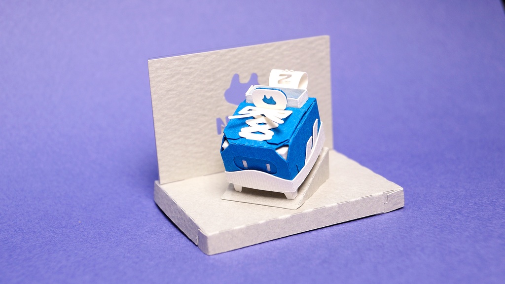 はこねこ スニーカー BLUE×WHITE