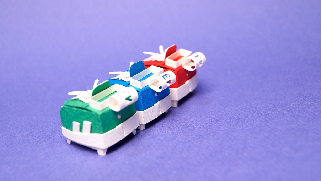 はこねこ スニーカー BLUE×WHITE