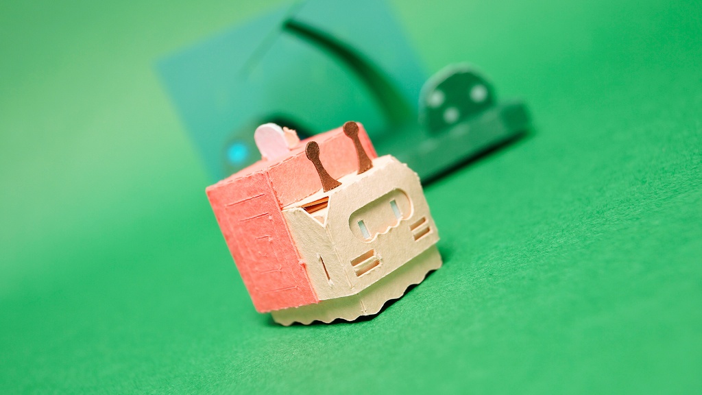 はこねこ かたつむり ピンクのから