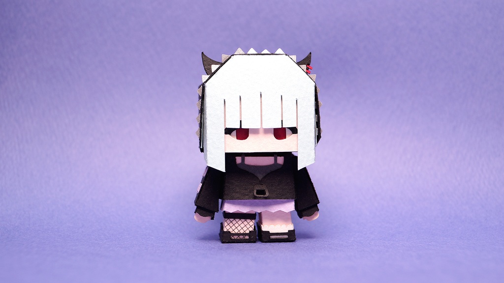 メチャミカ こあくま-1【ミカちゃん型ペーパークラフト】