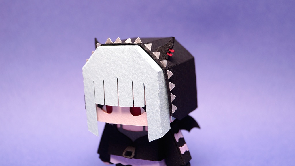 メチャミカ こあくま-1【ミカちゃん型ペーパークラフト】