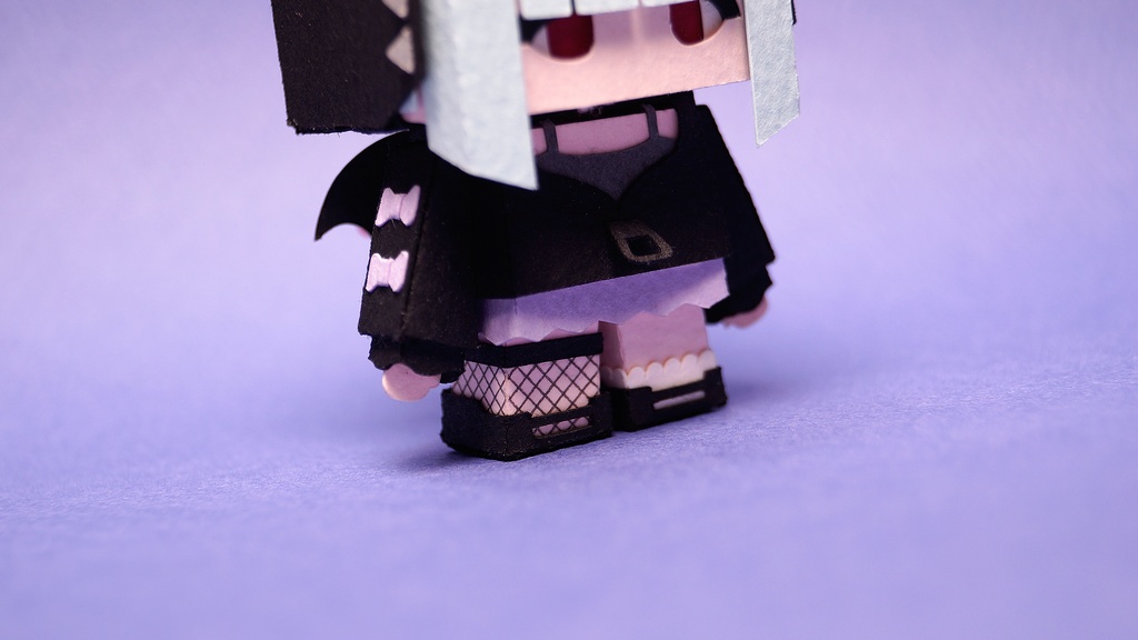 メチャミカ こあくま-1【ミカちゃん型ペーパークラフト】