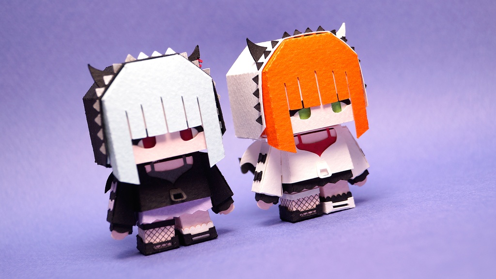 メチャミカ こあくま-2【ミカちゃん型ペーパークラフト】