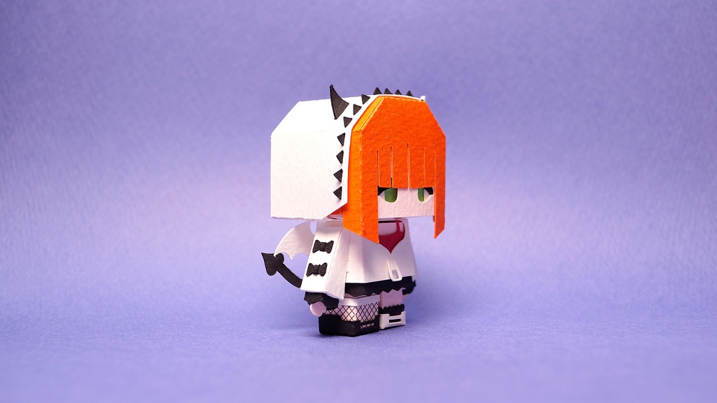 メチャミカ こあくま-2【ミカちゃん型ペーパークラフト】