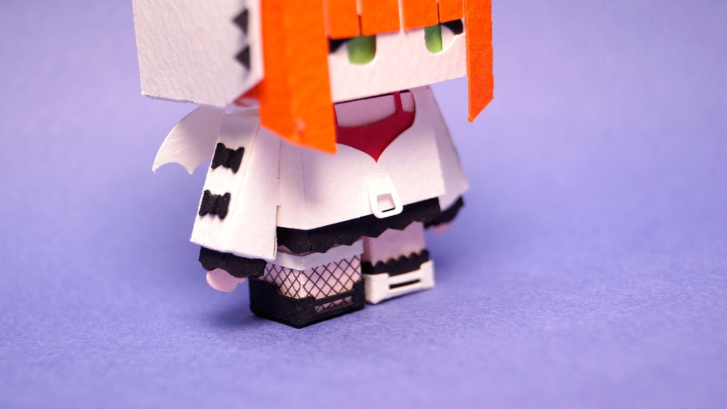 メチャミカ こあくま-2【ミカちゃん型ペーパークラフト】