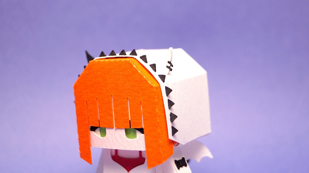 メチャミカ こあくま-2【ミカちゃん型ペーパークラフト】