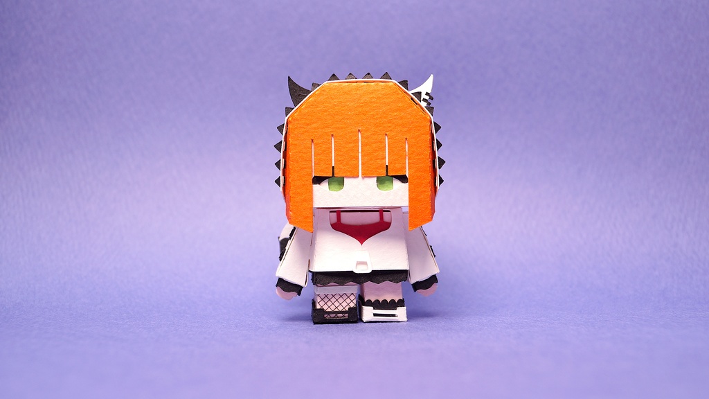 メチャミカ こあくま-2【ミカちゃん型ペーパークラフト】