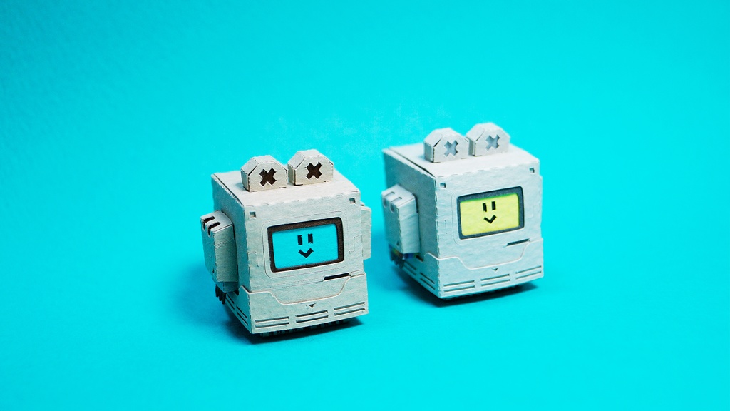 くまこむ No.1【くまコンピュータ型メカペーパークラフト】