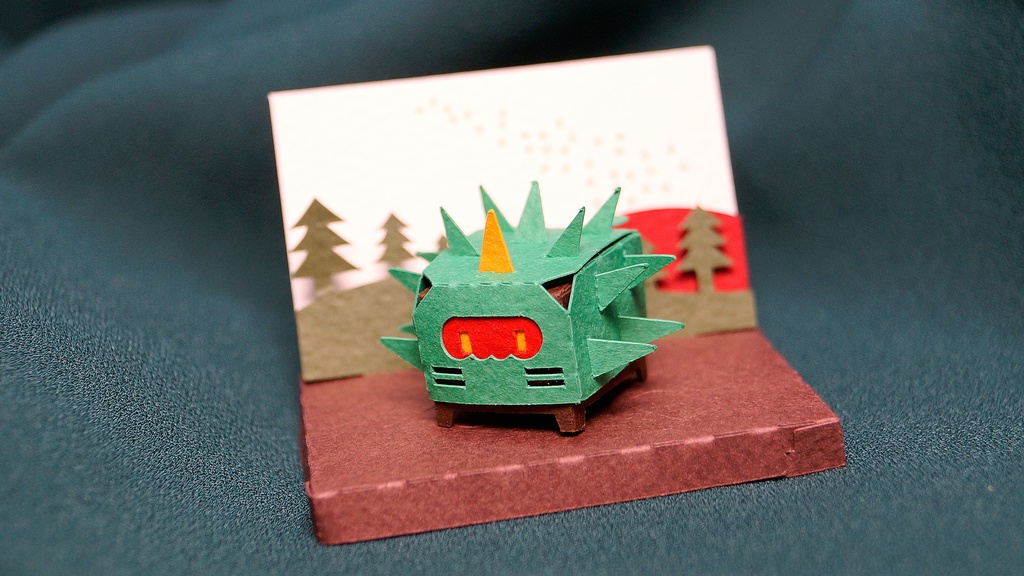 はこねこ ウニ クリスマスツリー