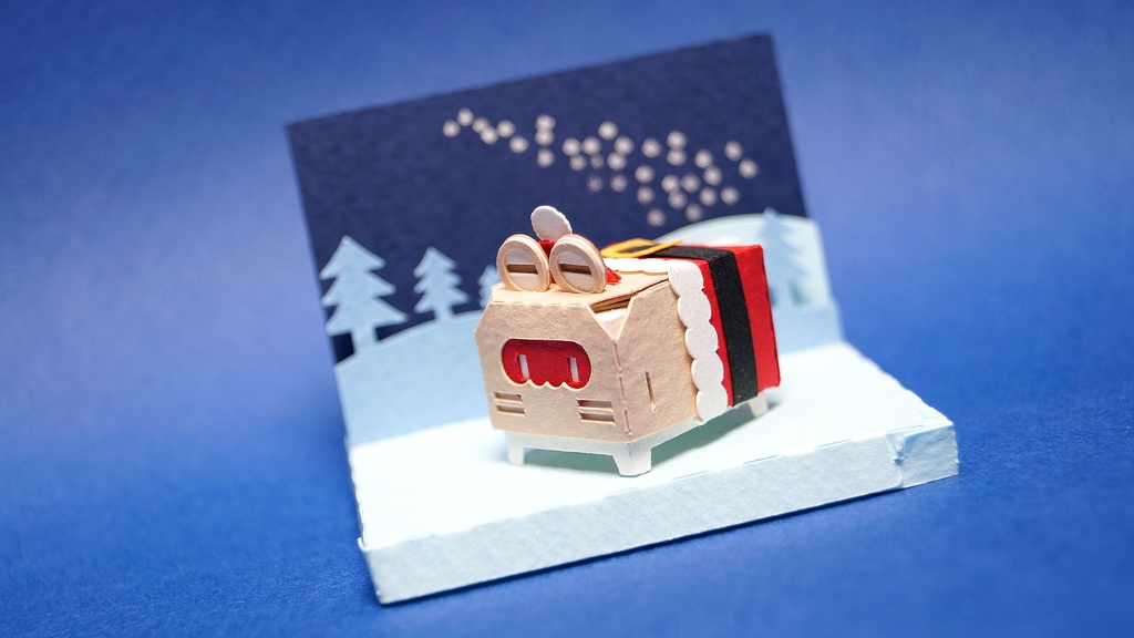 はこねこ サンタクロース かえる カフェオレ