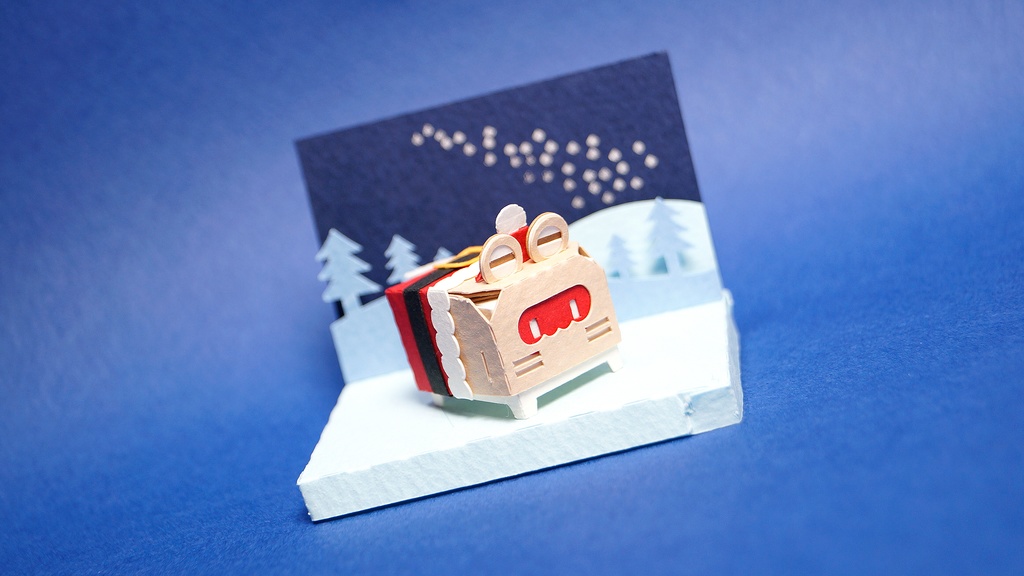 はこねこ サンタクロース かえる カフェオレ