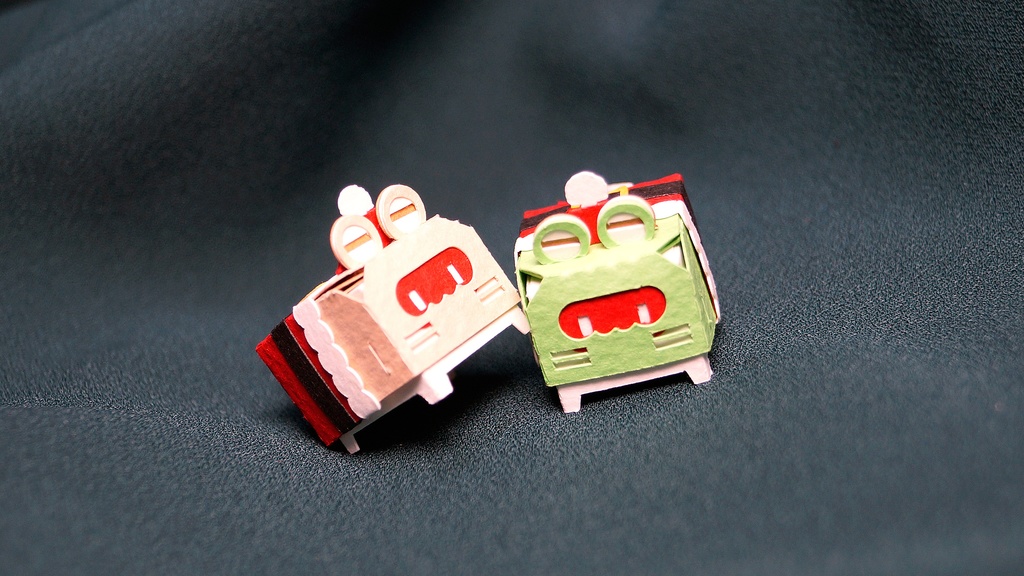 はこねこ サンタクロース かえる みどり