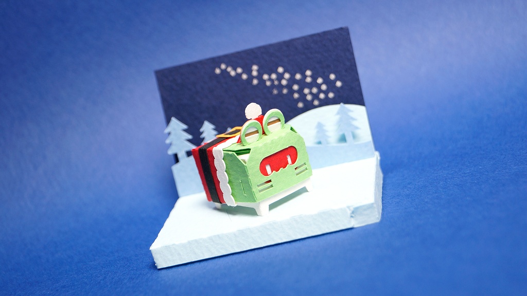 はこねこ サンタクロース かえる みどり