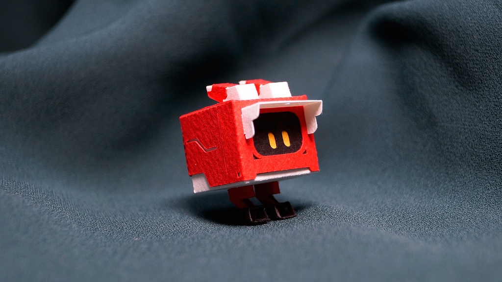 キュブロ No.7【うさぎ型メカペーパークラフト】