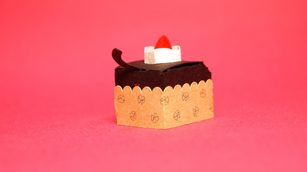 はこねこ カップケーキ チョコ