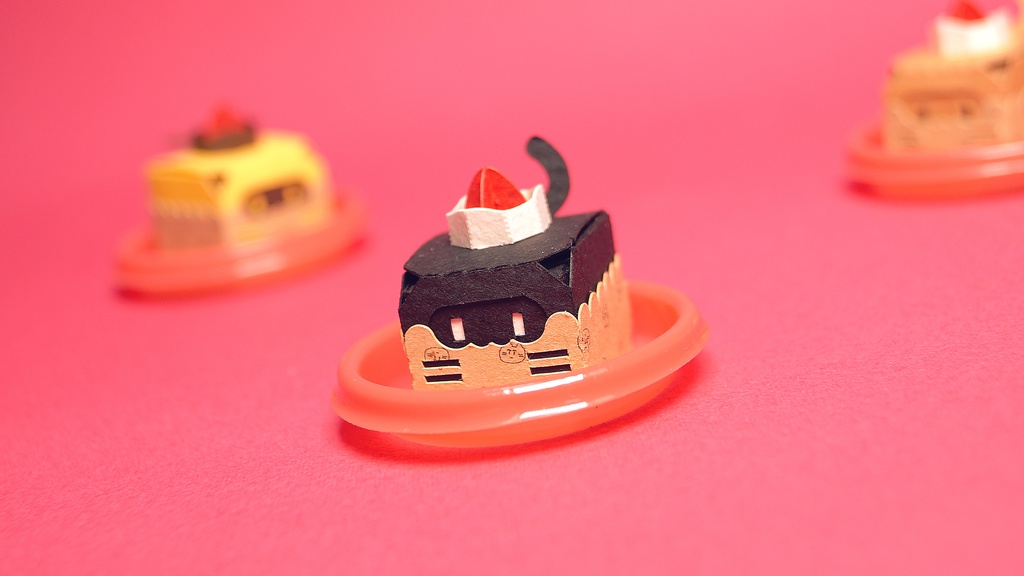 はこねこ カップケーキ チョコ