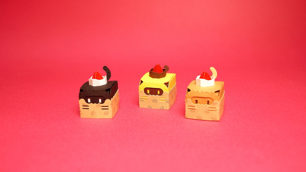 はこねこ カップケーキ チョコ