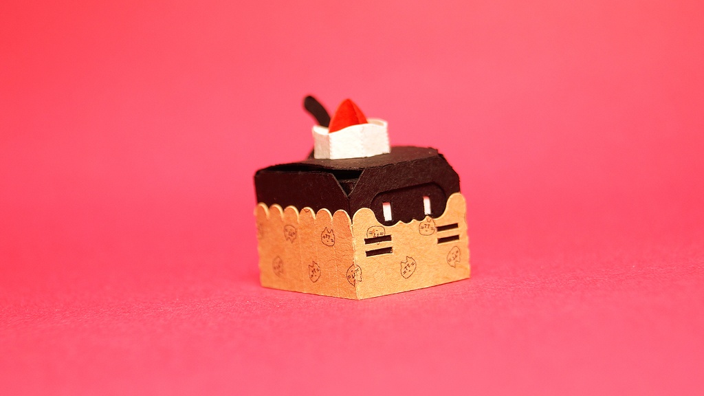 はこねこ カップケーキ チョコ