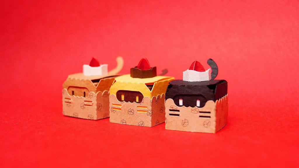 はこねこ カップケーキ チョコ