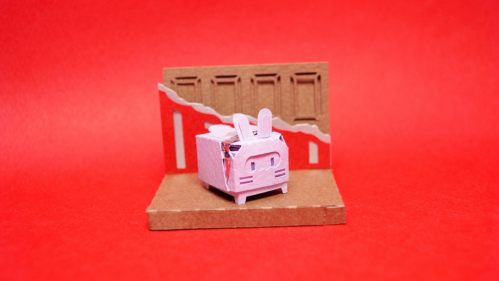 はこねこ チョコうさぎ ラベンダー