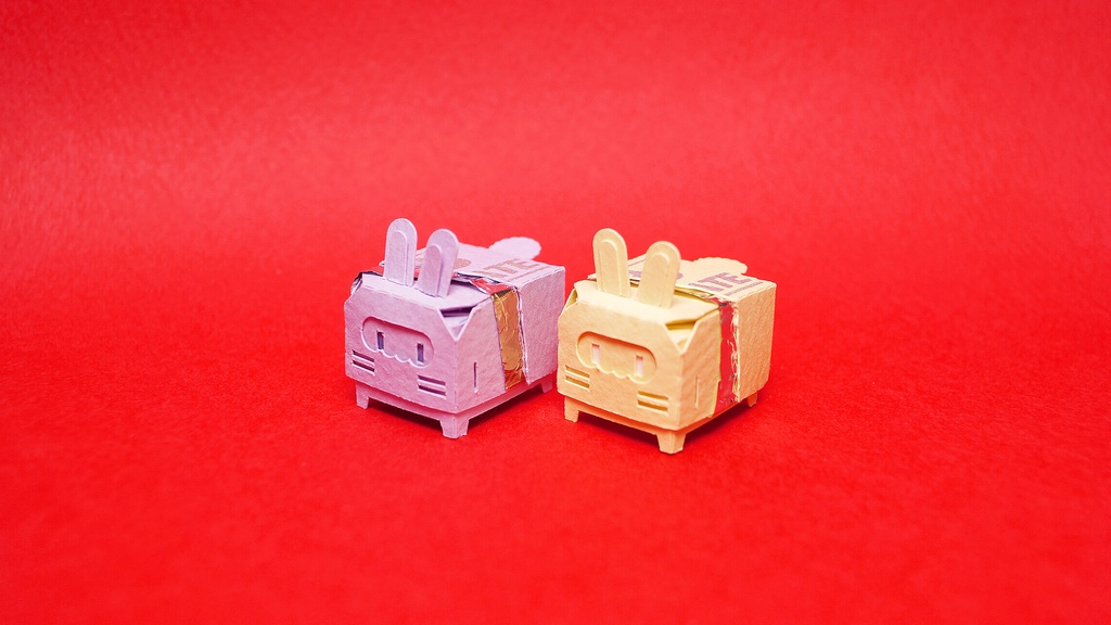 はこねこ チョコうさぎ ラベンダー