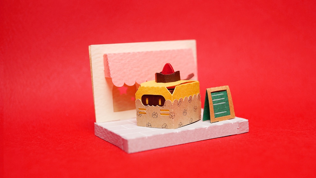 はこねこ カップケーキ バナナチョコ