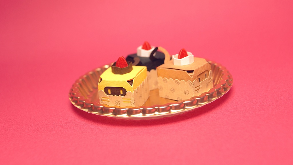 はこねこ カップケーキ バナナチョコ