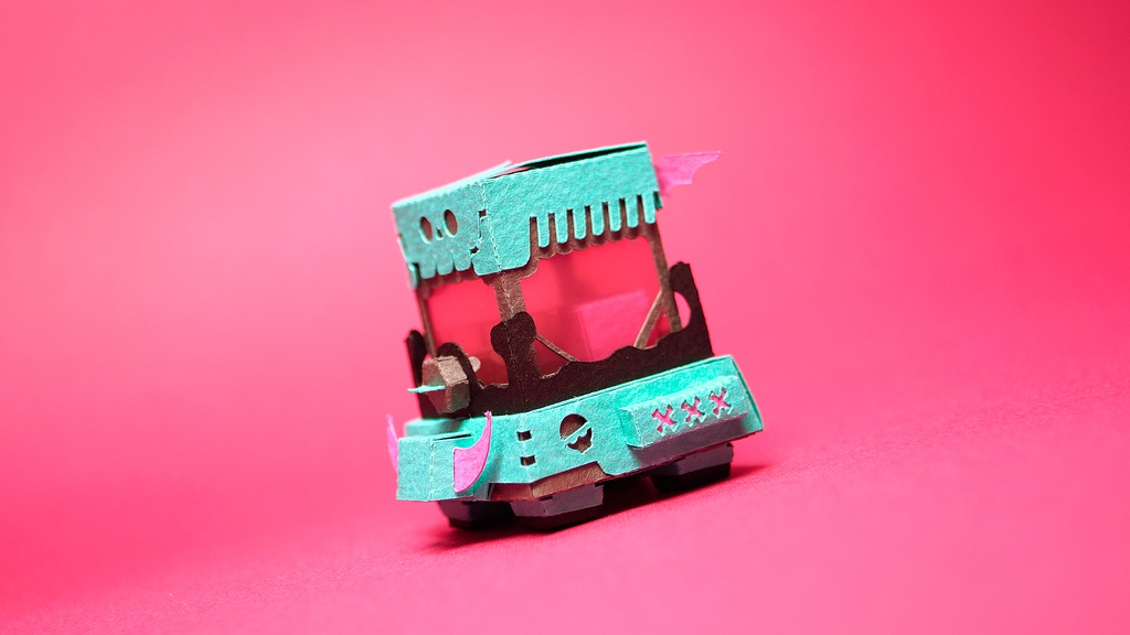 【ガシャペーパークラフト】スカプ No.9