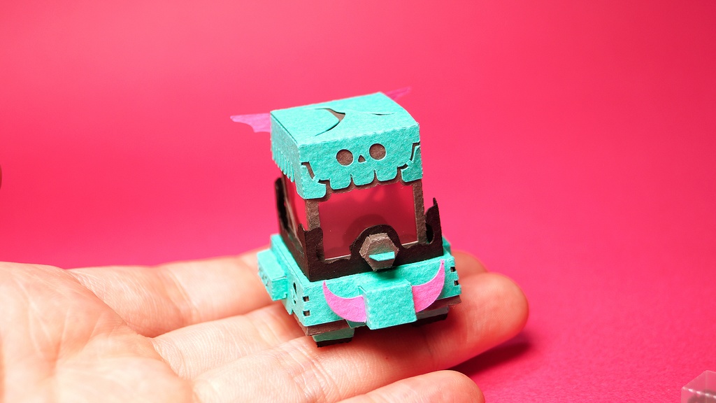 【ガシャペーパークラフト】スカプ No.9