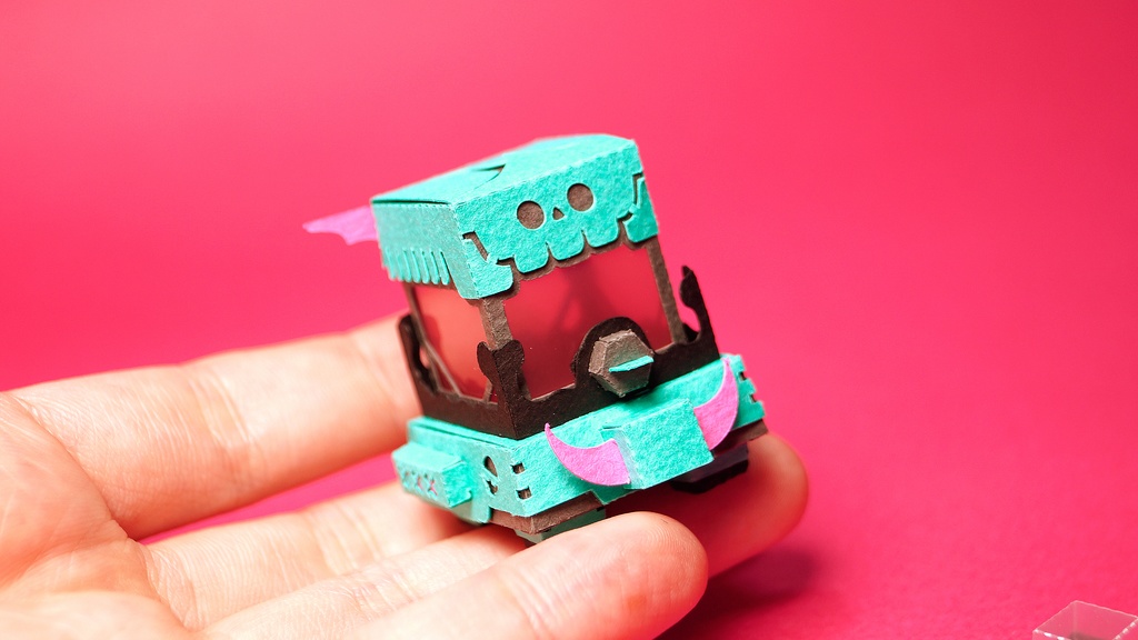 【ガシャペーパークラフト】スカプ No.9