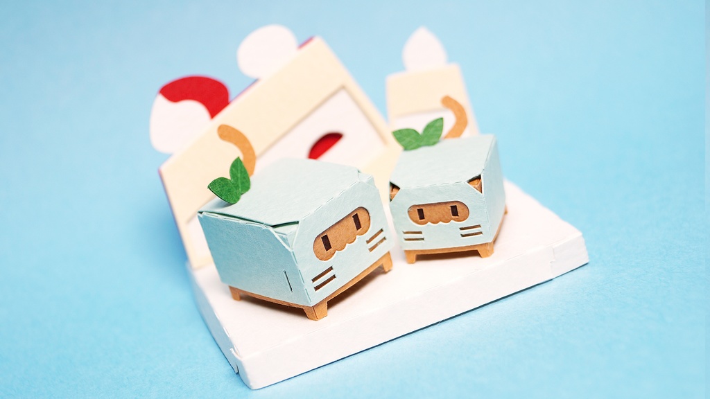 はこねこ　レアチーズケーキ　ミント