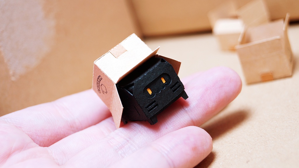 はこねこ ダンボールつむり くろ