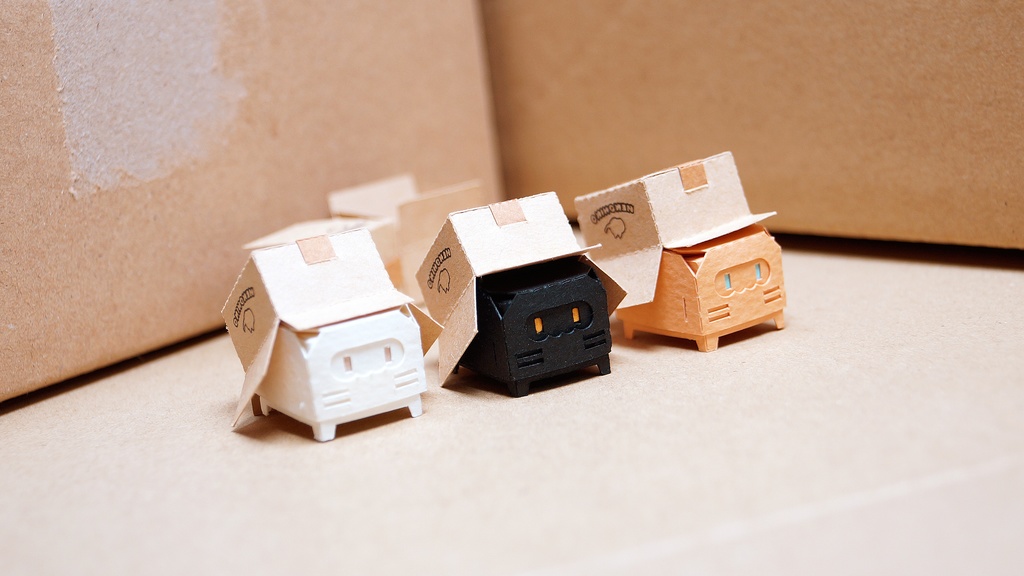 はこねこ ダンボールつむり ひだまり