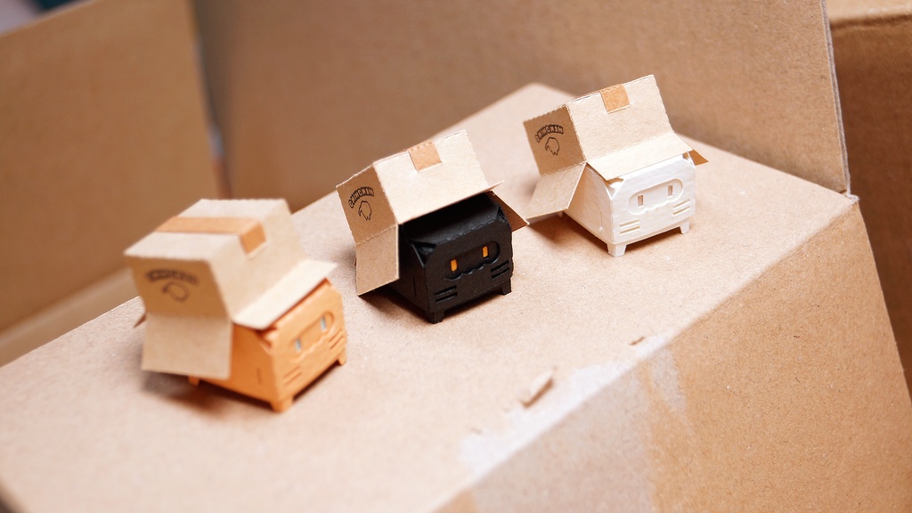 はこねこ ダンボールつむり ひだまり