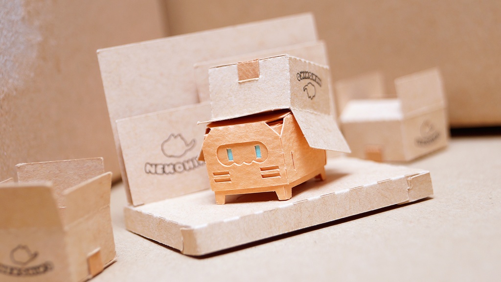 はこねこ ダンボールつむり ひだまり