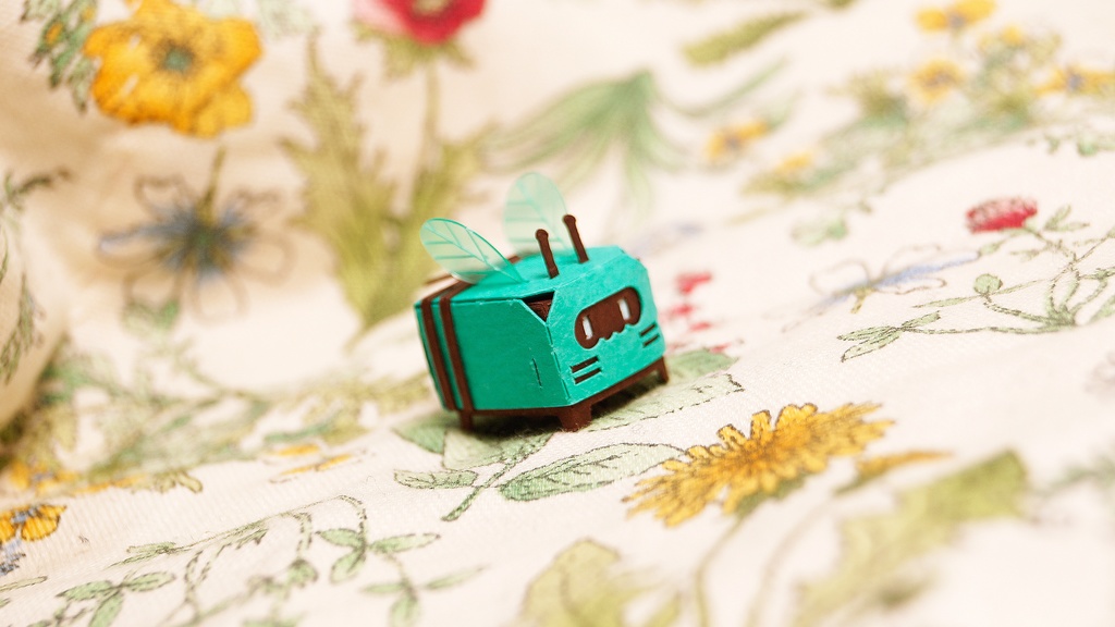 はこねこ みつばちのおやこ チョコミント