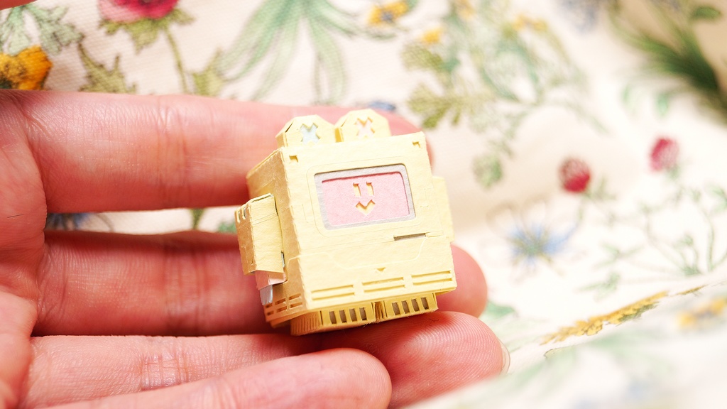 くまこむ No.3【くまコンピュータ型メカペーパークラフト】