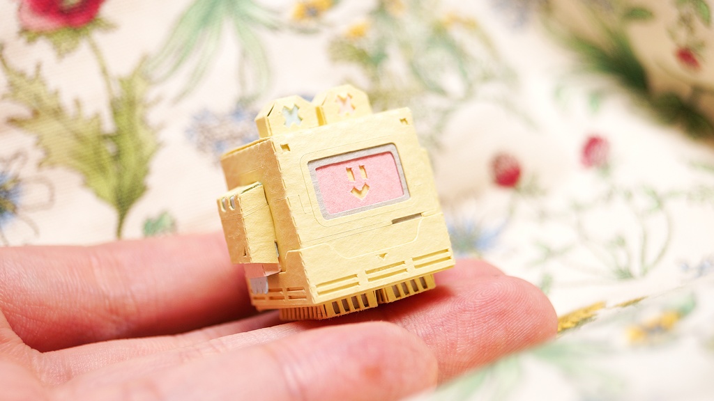 くまこむ No.3【くまコンピュータ型メカペーパークラフト】