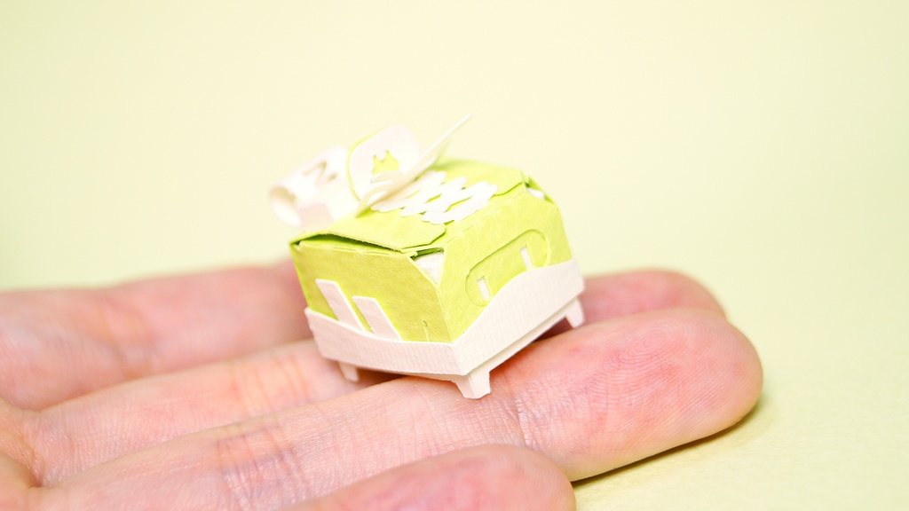 はこねこ スニーカー LIME×WHITE