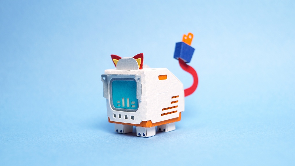 テレコぷちす NO.001 【ねこ型ブラウン管テレビメカ】